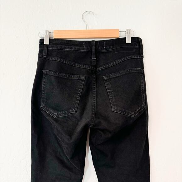 AMO High Rise Straight Leg Cropped Black - Picture 7 of 11